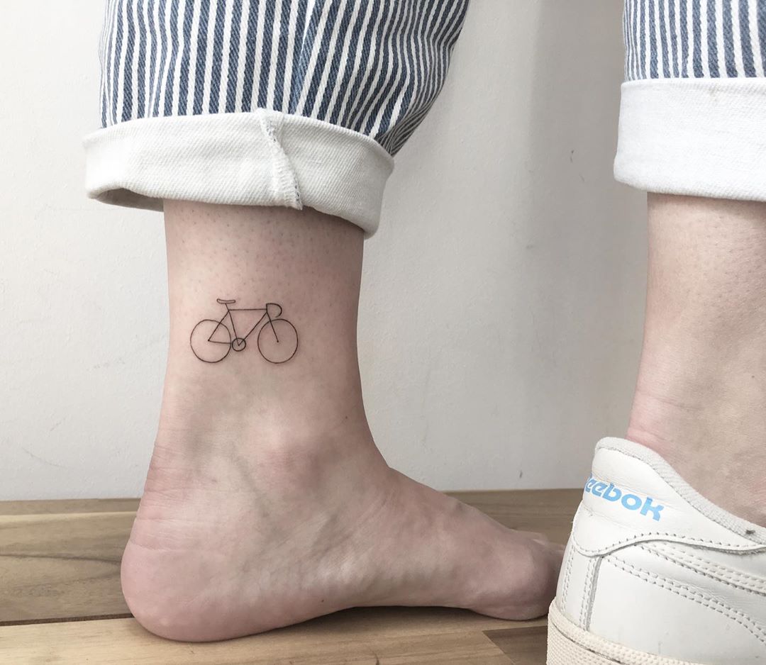 Top 75 Minimalist Bicycle Tattoo Latest In Eteachers