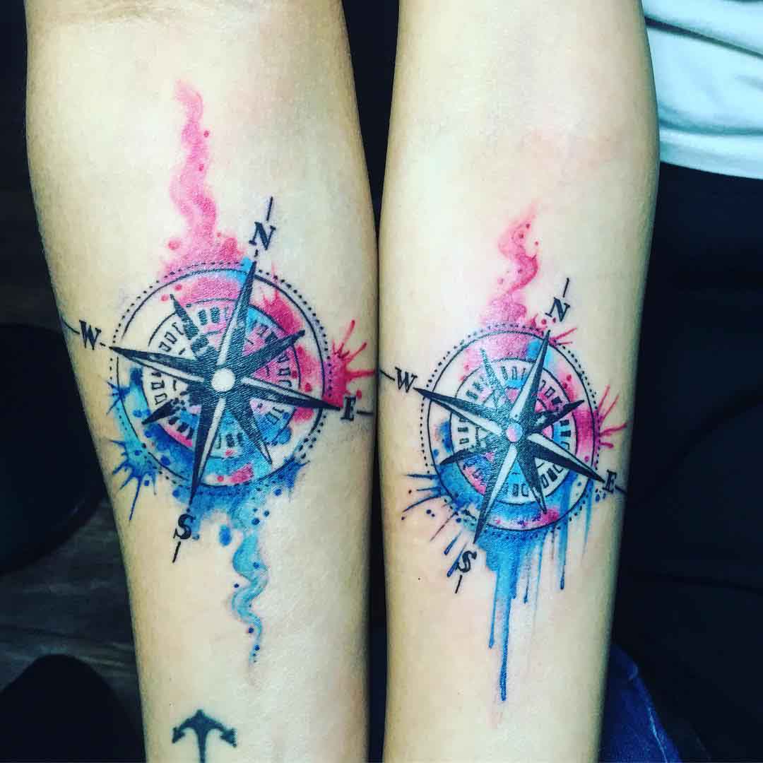 Top 80 Compass Tattoo Design In Coedo Com Vn