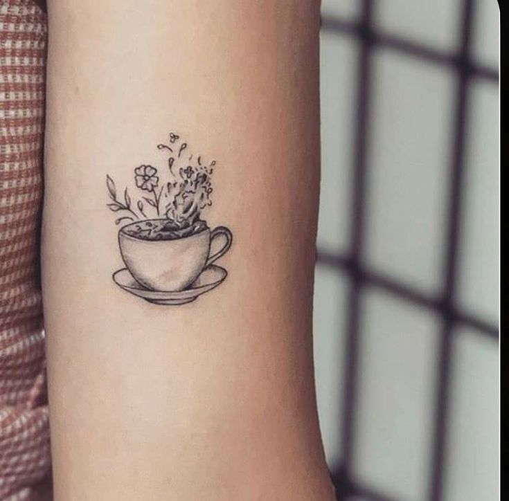 Top More Than 69 Tea Cup Tattoo Super Hot In Coedo Com Vn