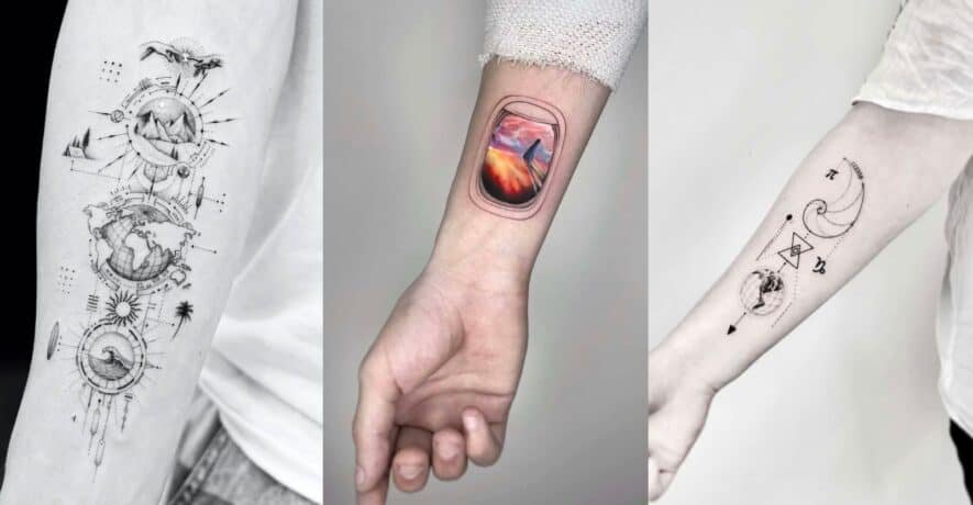 Travel Tattoo Ideas For Guys