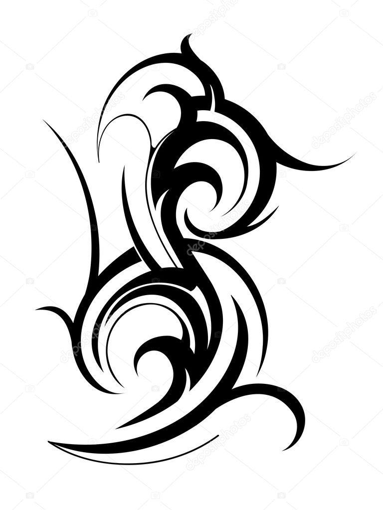 Tribal Art Swirl Stock Vector Akv Lv 11247491