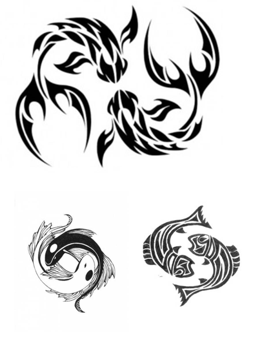 Tribal Pisces Tattoo Mini Tattoos Little Tattoos Cute Tattoos Symbol Tattoos Foot Tattoos