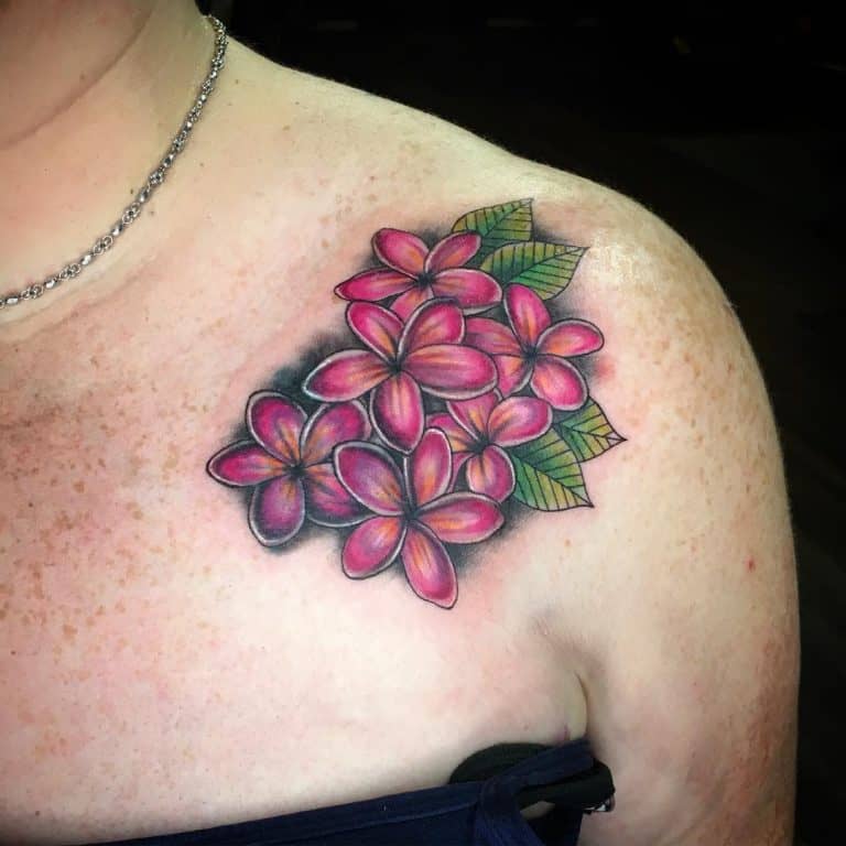 Tribal Plumeria Tattoos