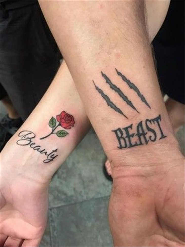 True Love Couple Tattoo Designs