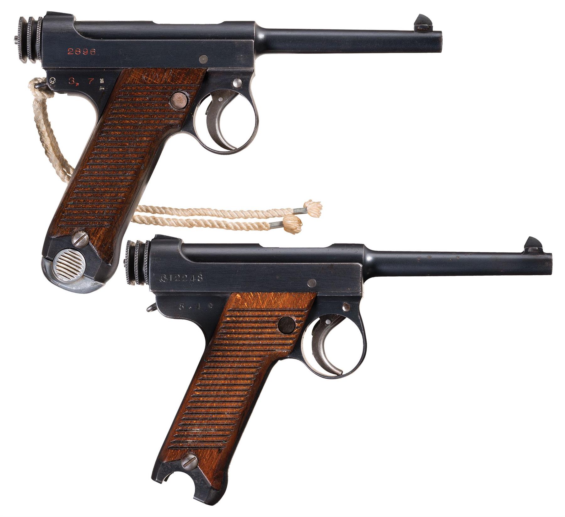 Two Early Production Semi Automatic Japanese Pistols Rock Island Auction