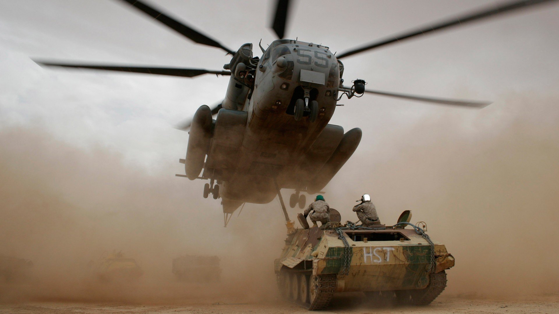 Two Mh 53 Pave Low Helicopters Photograph By Stocktrek Images