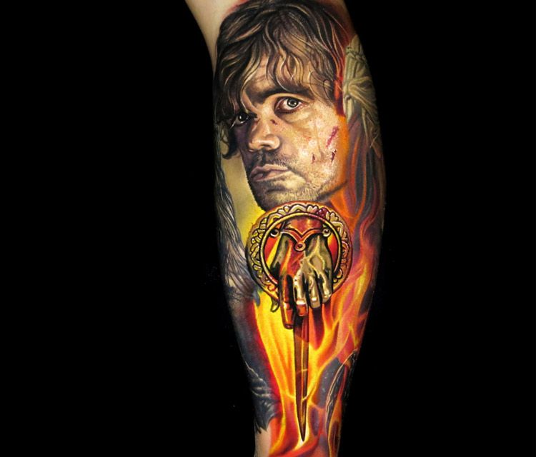 Tyrion Lannister Artwork Colored Tattoo Design Tattoos Gallery Artem