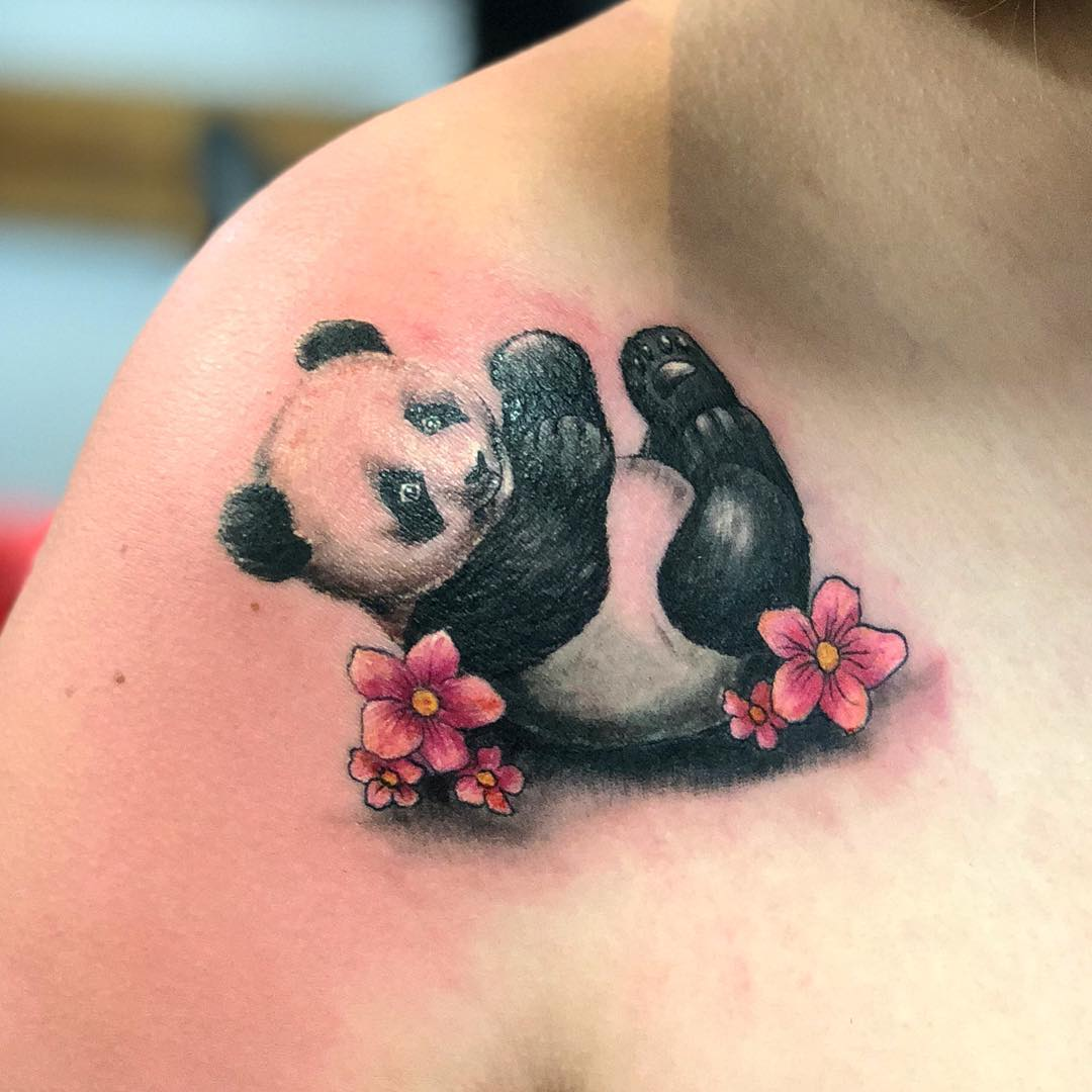 Unique Panda Tattoos For Females