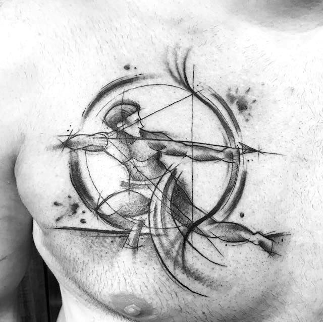 Unique Sagittarius Tattoo Designs