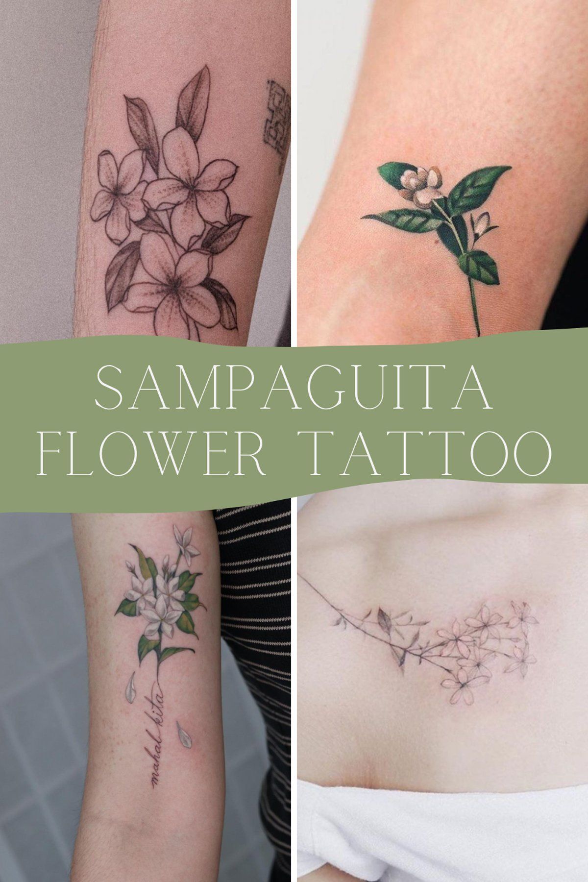 Unique Sampaguita Tattoo Ideas Jasmine Flowers Tattooglee Flower Tattoo Shoulder Flower