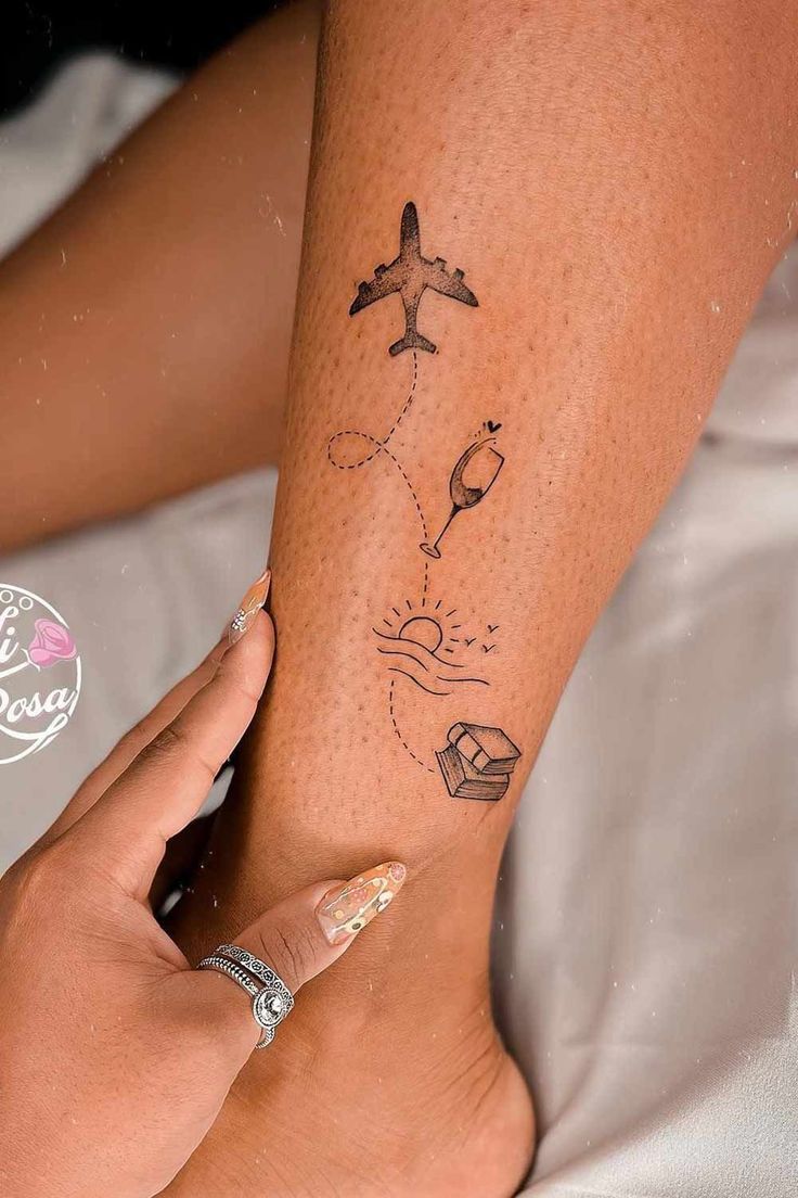 Unique Travel Tattoos For Females