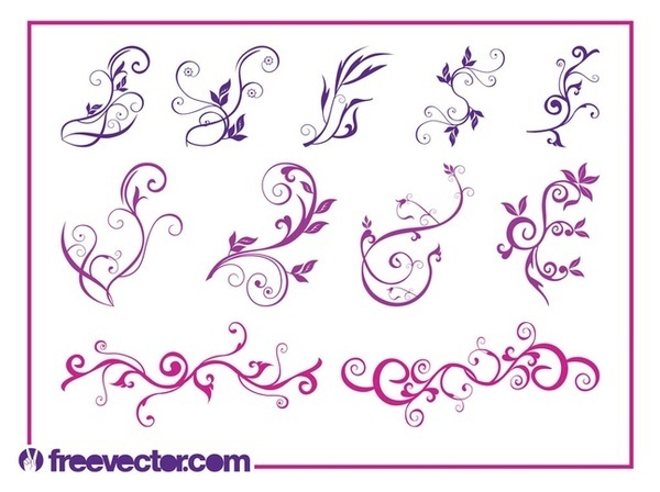 Unleash Your Creativity 35 Free Floral Scroll Designs For Design