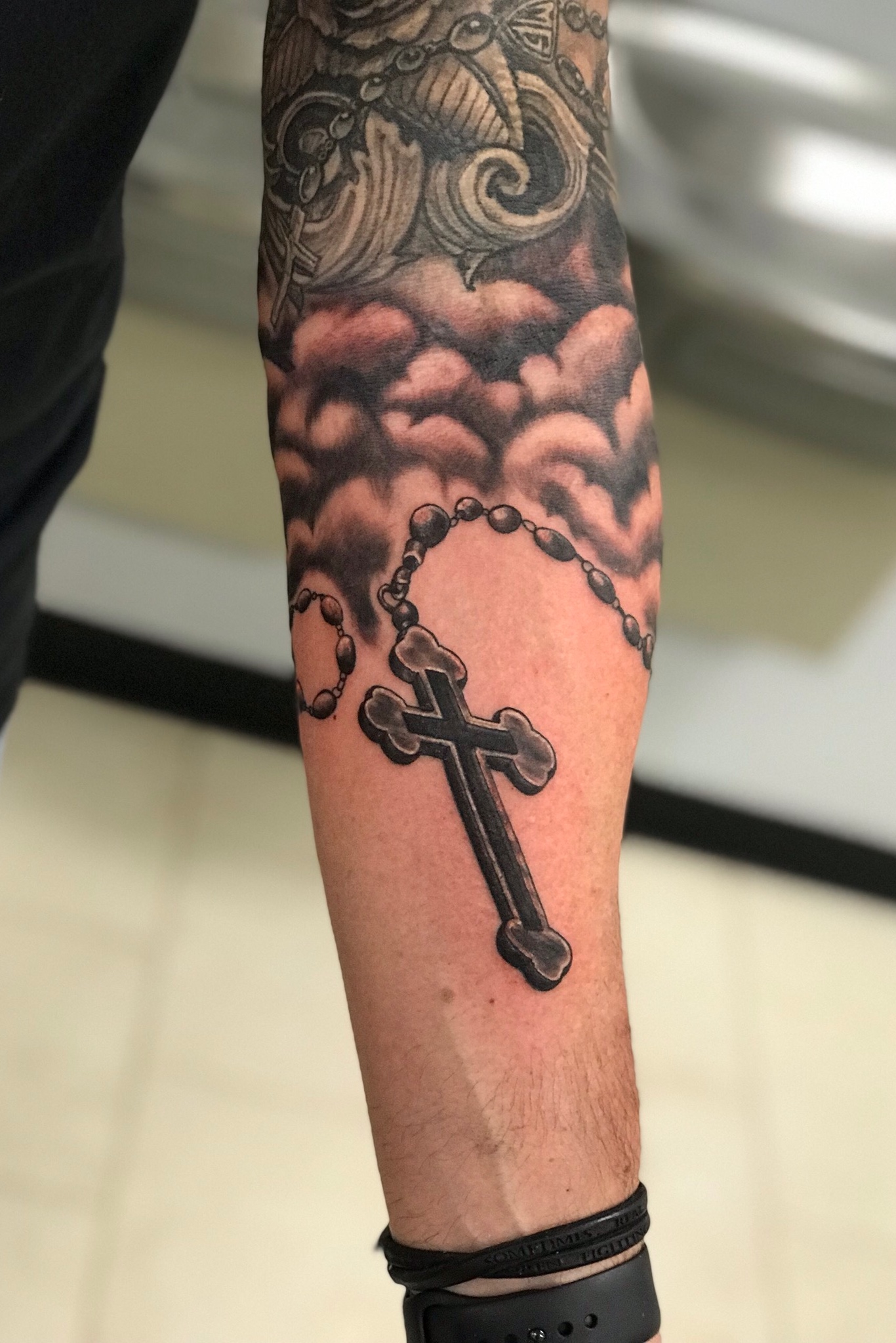 Update 71 Forearm Rosary Tattoo Design Best In Cdgdbentre