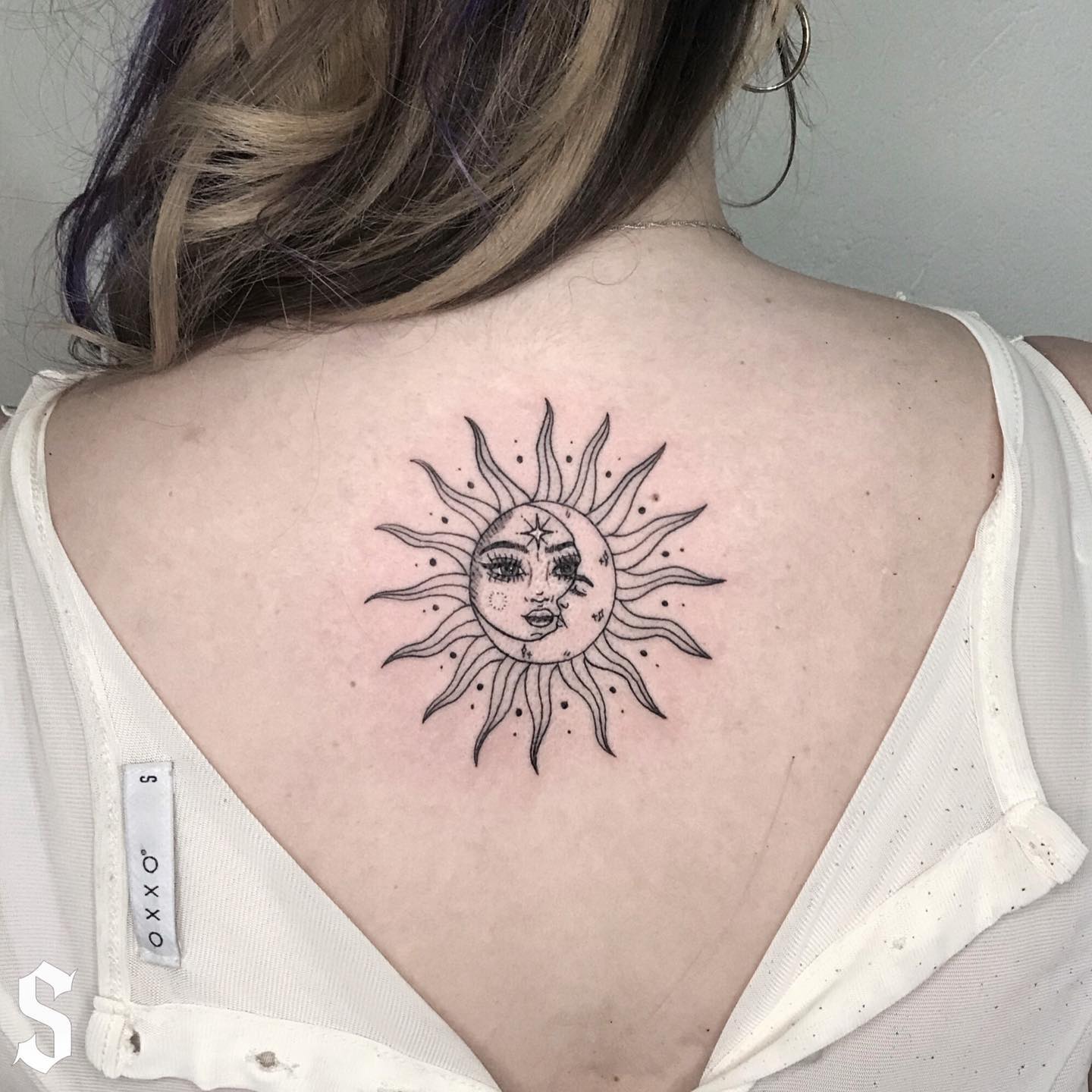 Update 82 Sun And Moon Back Tattoo In Cdgdbentre