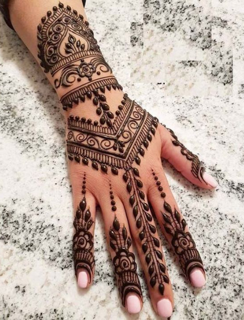 Update 95 About Beautiful Mehndi Tattoos Super Cool In Daotaonec