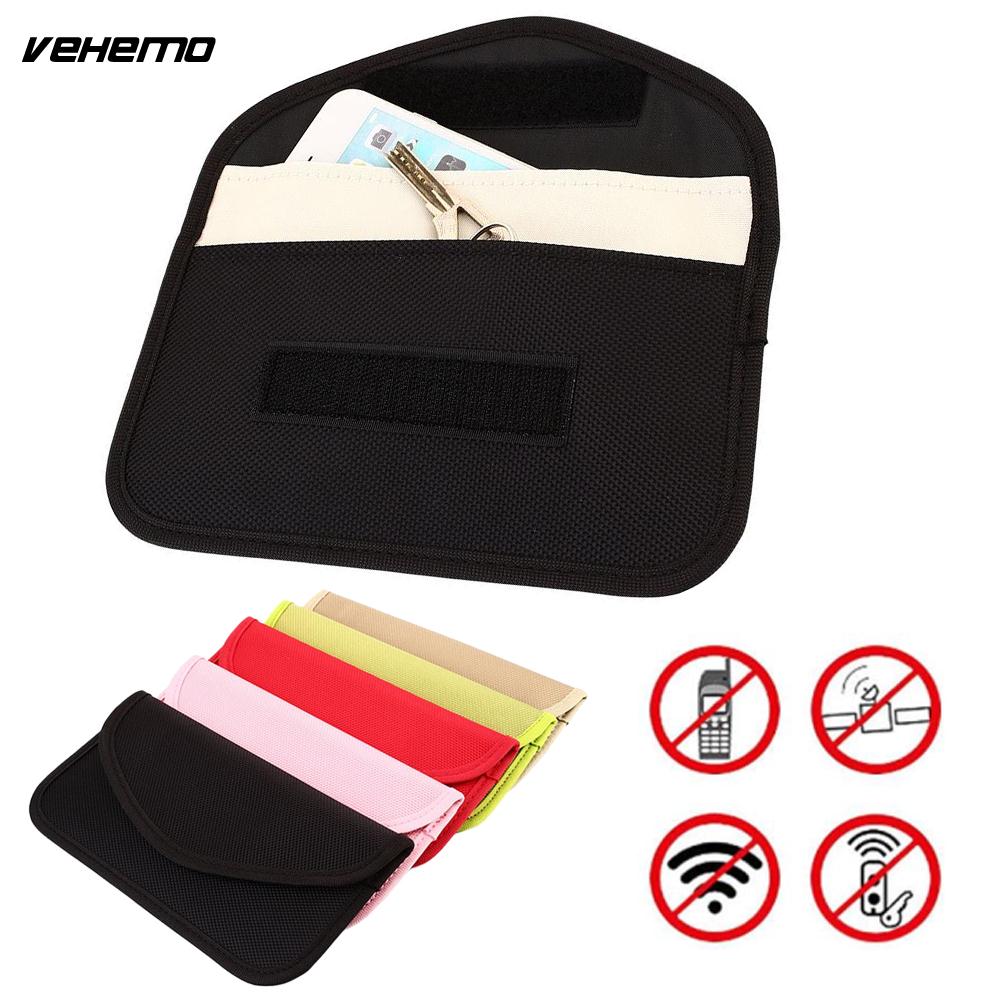 Vehemo Anti Interference Shielding Bag Signal Blocking Pouch Car Key Case Signal Blocker Durable