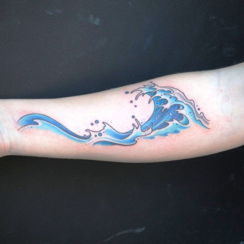 Wave Tattoos Designs Ideas And Meaning Tattoos For You