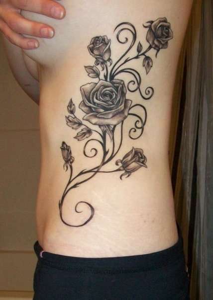 We Are Inked 25 Stunning Roses And Vines Tattoos