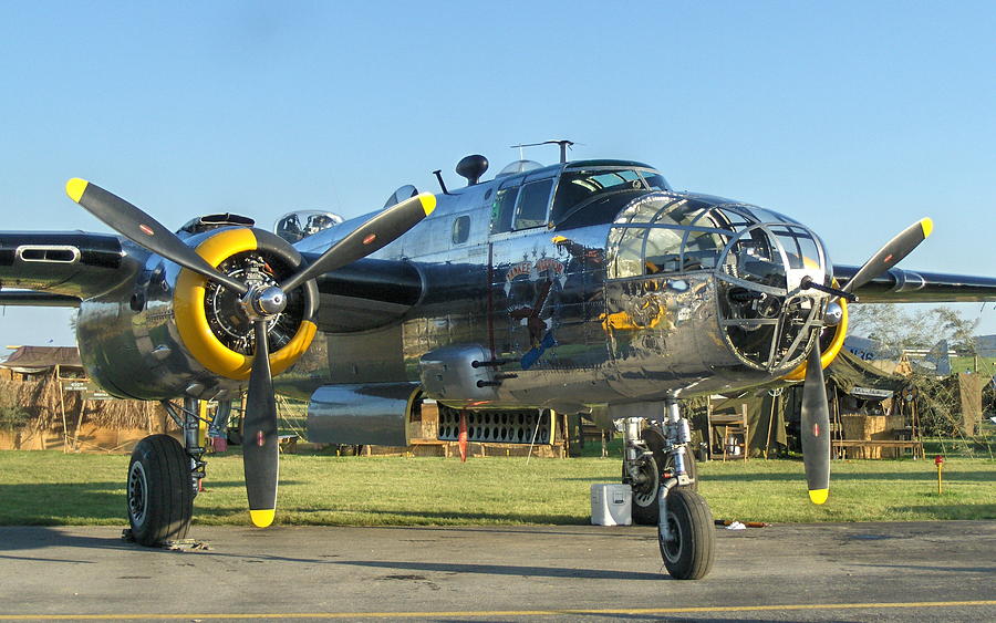 World War Ii B 25 Bomber Yankee Warrior Photograph By Angelo Rolt Pixels