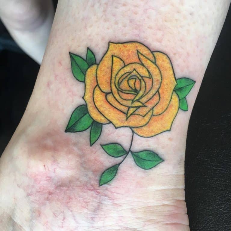 Yellow Rose Tattoo Ideas Celebrating Friendship And Joy